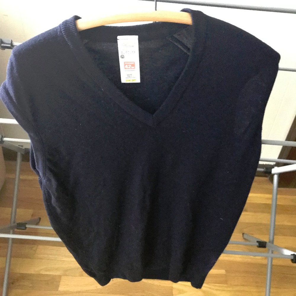 Pure wool sweater Vest